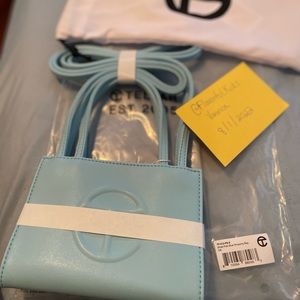 Telfar Pool Blue Small Shopping Bag